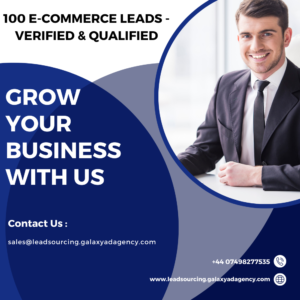 100 eCommerce leads Verified & qualified