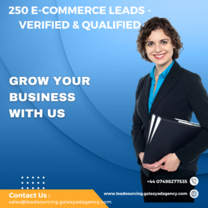 250 eCommerce leads - Verified & qualified